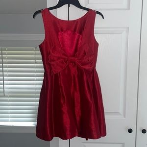 Cocktail dress: K ♠️ inspired red bow dress